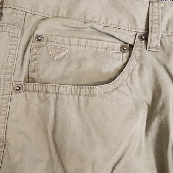 Mens Cremieux light khaki jeans 38 x 32 - Picture 8 of 9